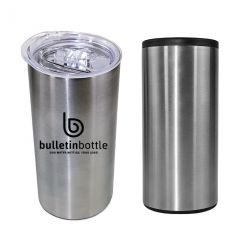 Slim Stainless Steel Can Insulator & Tumbler